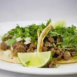 Carne Asada (Skirt Steak) Taco.